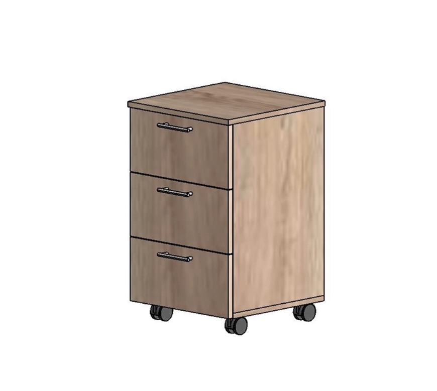 Тумба мобільна Розком 400х500х500 мм